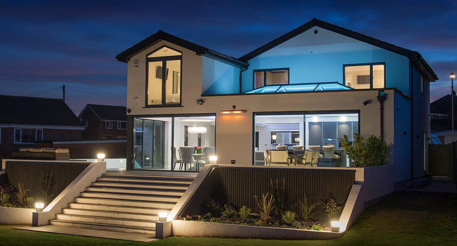 Large Property With Glass Sliding Doors