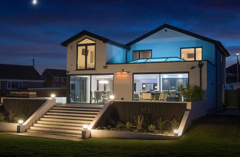 Large Property With Glass Sliding Doors