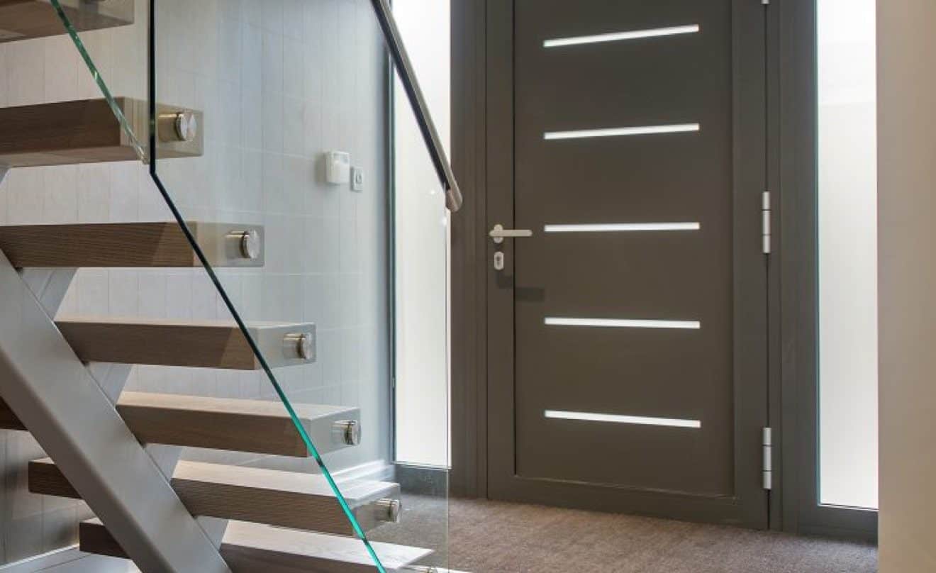 premium front door from interior