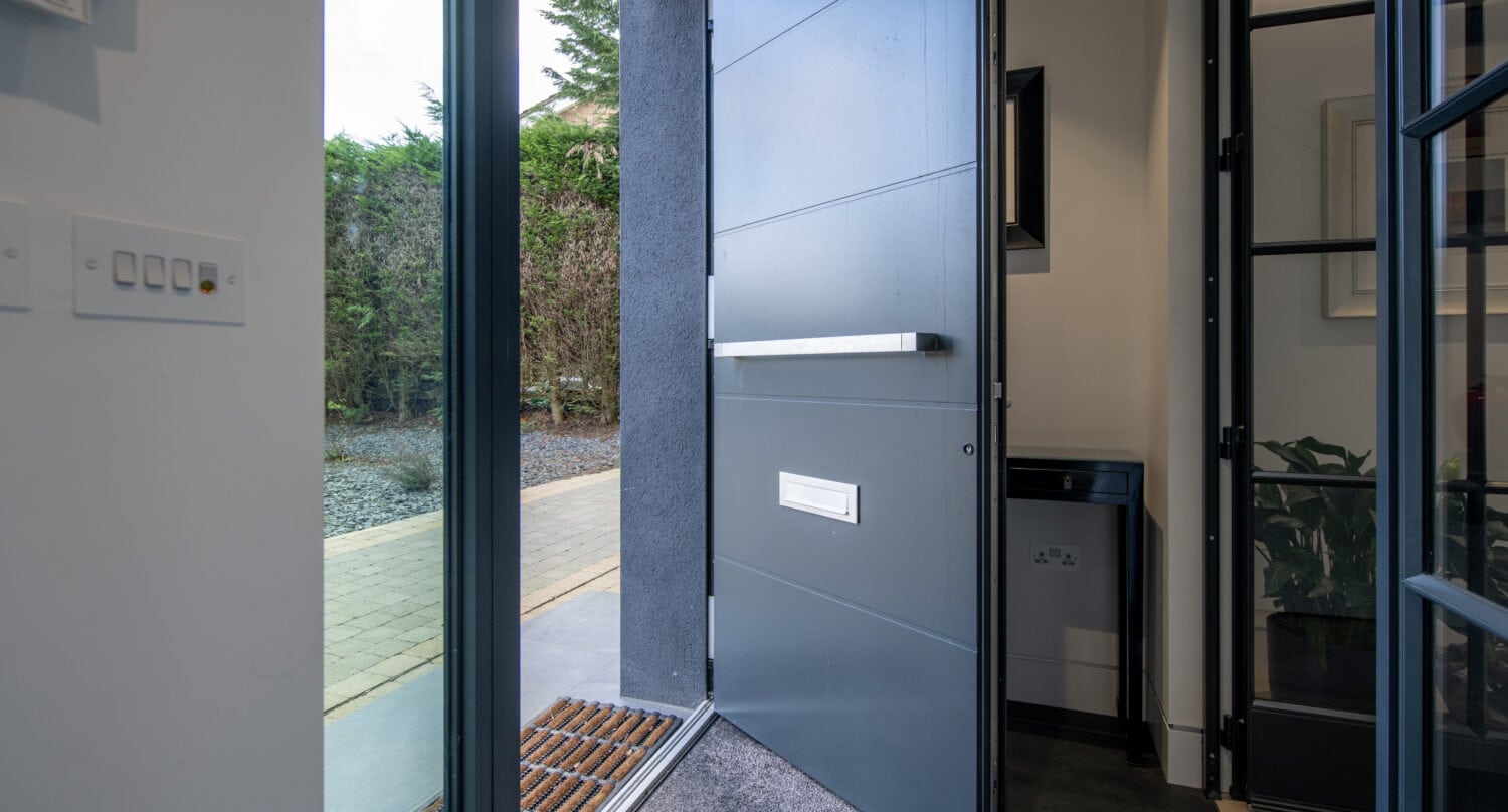 Aluminium front door