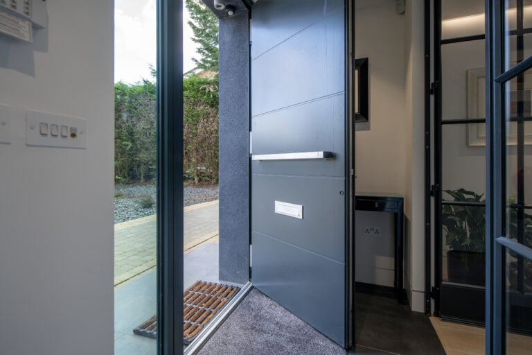 Aluminium front door