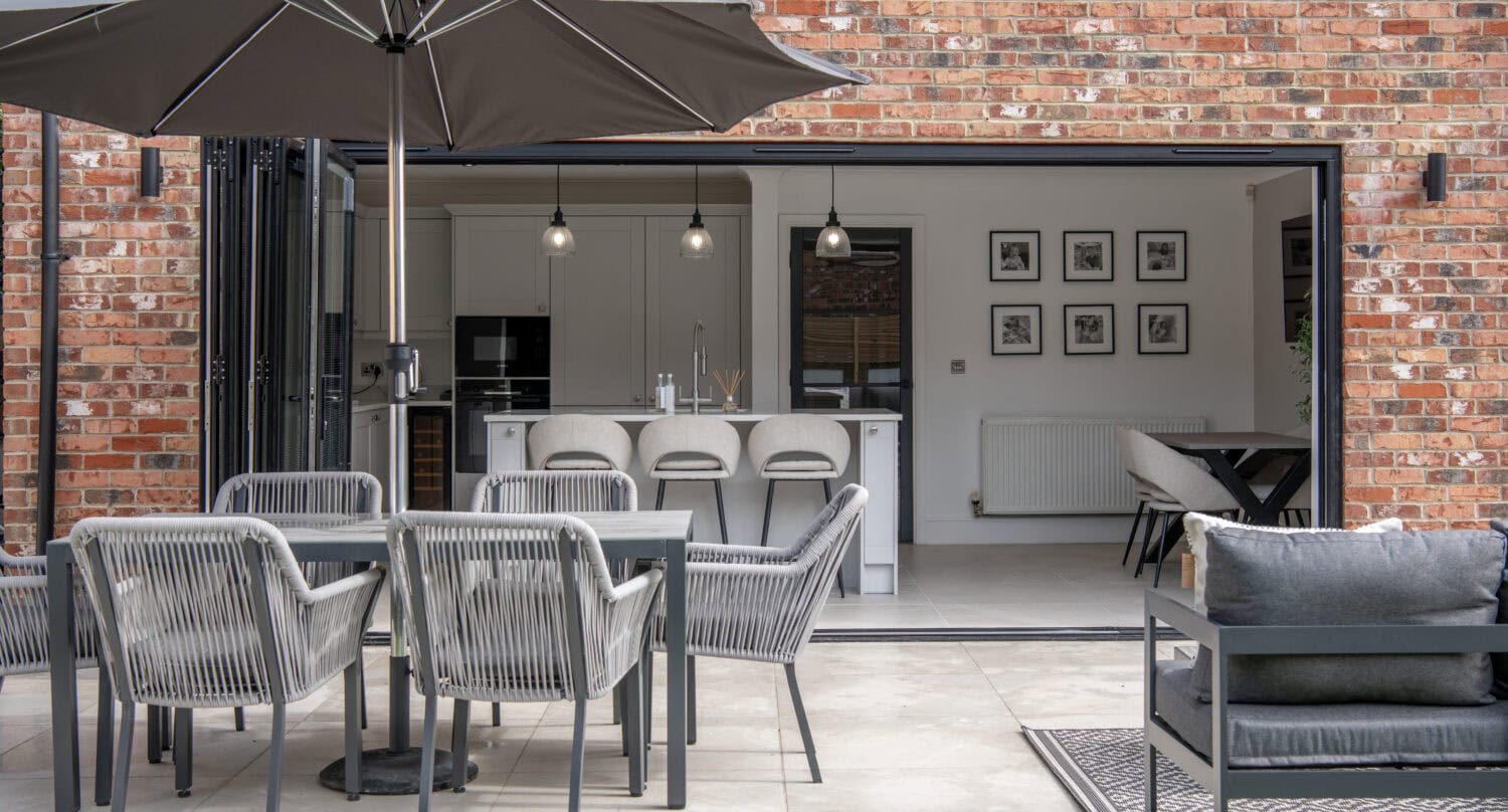 Bi folding Doors Exterior Patio